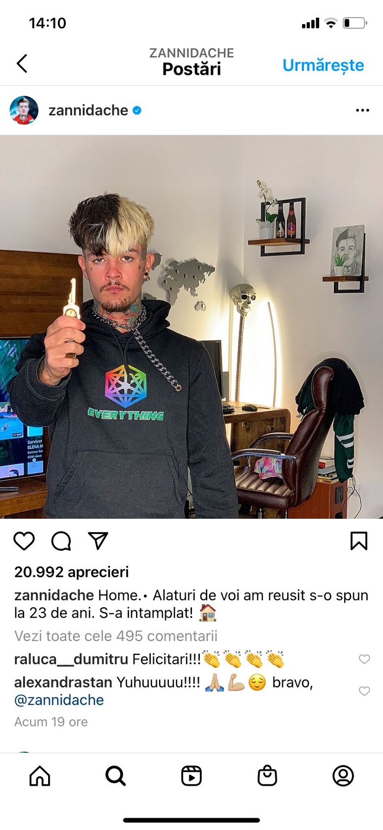 Zanni și-a cumpărat casă! Cum arată locuința marelui câștigător Survivor România 2021