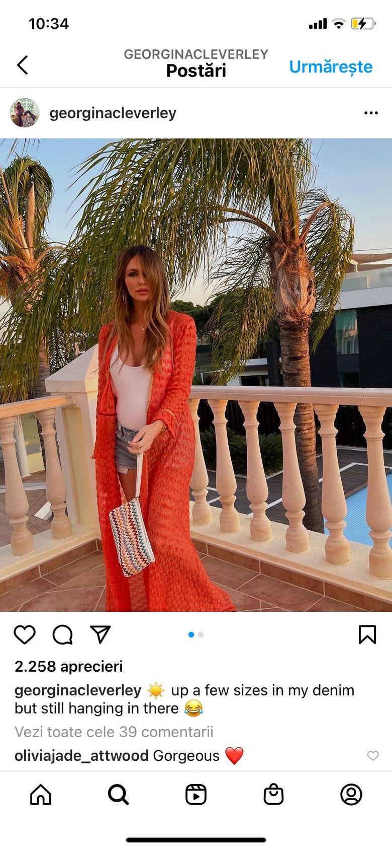 Georgina Cleverley a născut gemeni!