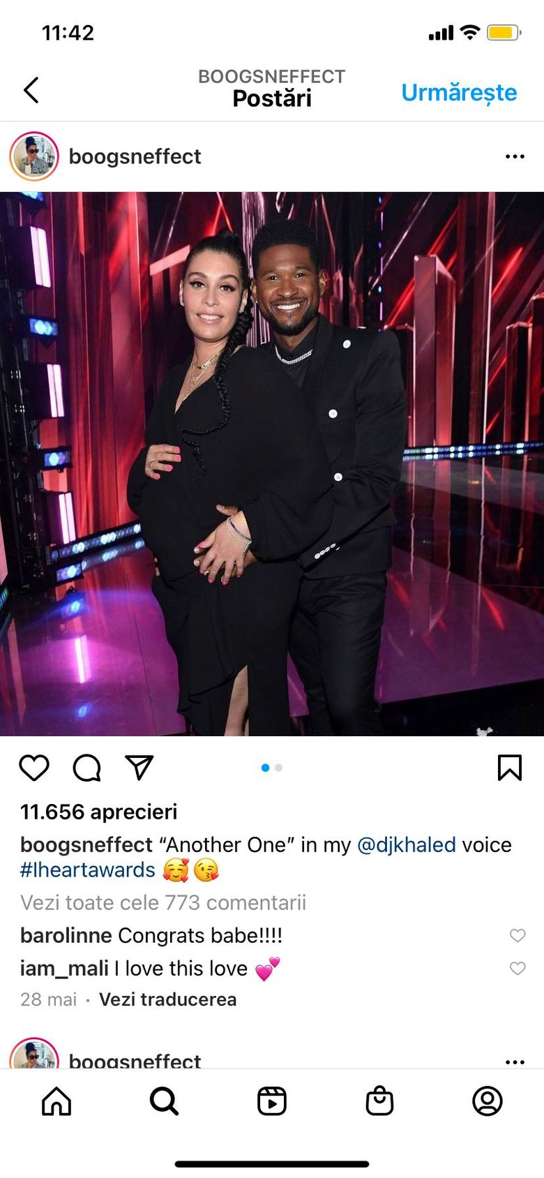 Usher a devenit tătic pentru a patra oară!