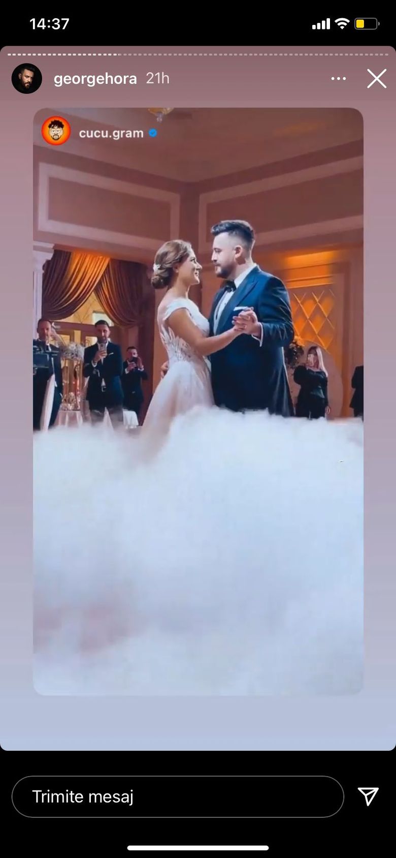 George Hora și Ramona s-au căsătorit