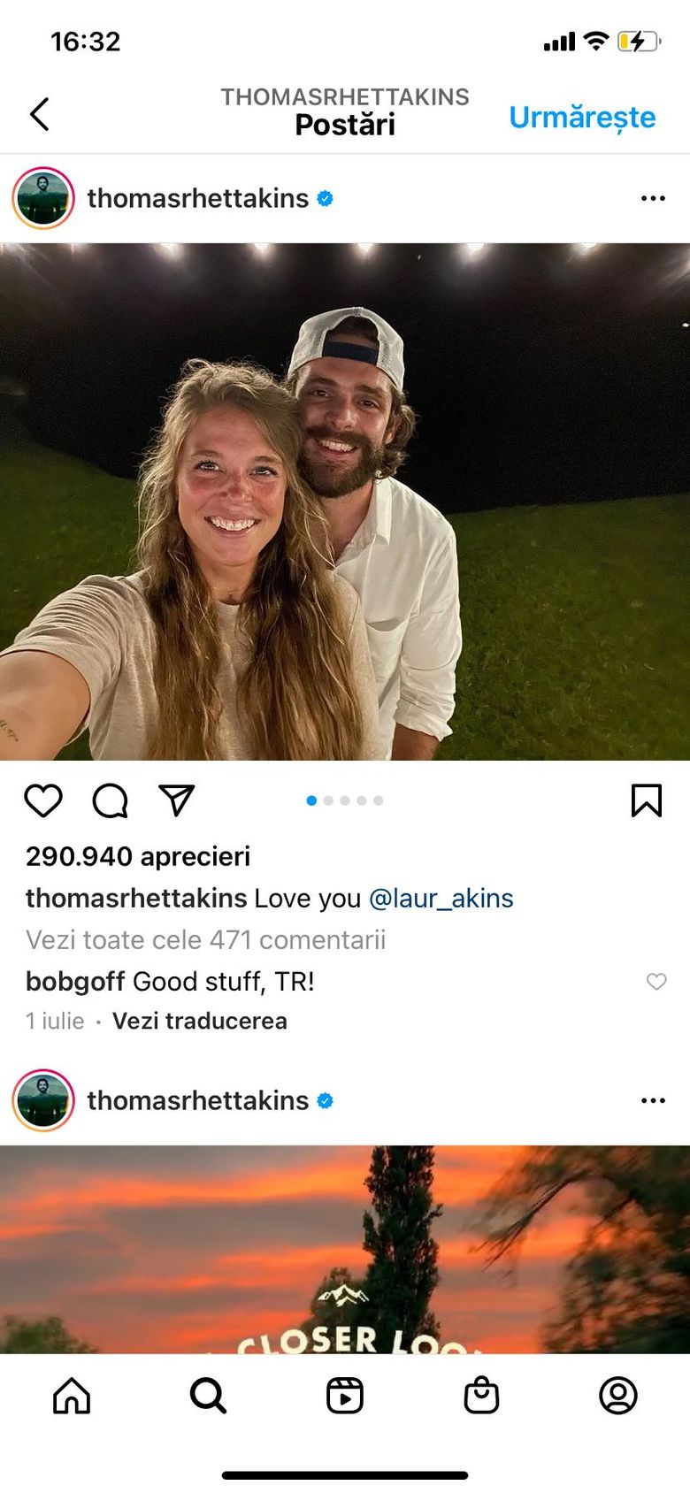 Thomas Rhett și Lauren Akins au devenit părinți pentru a patra oară!