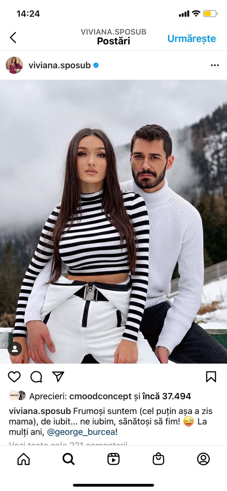 Viviana Sposub și George Burcea