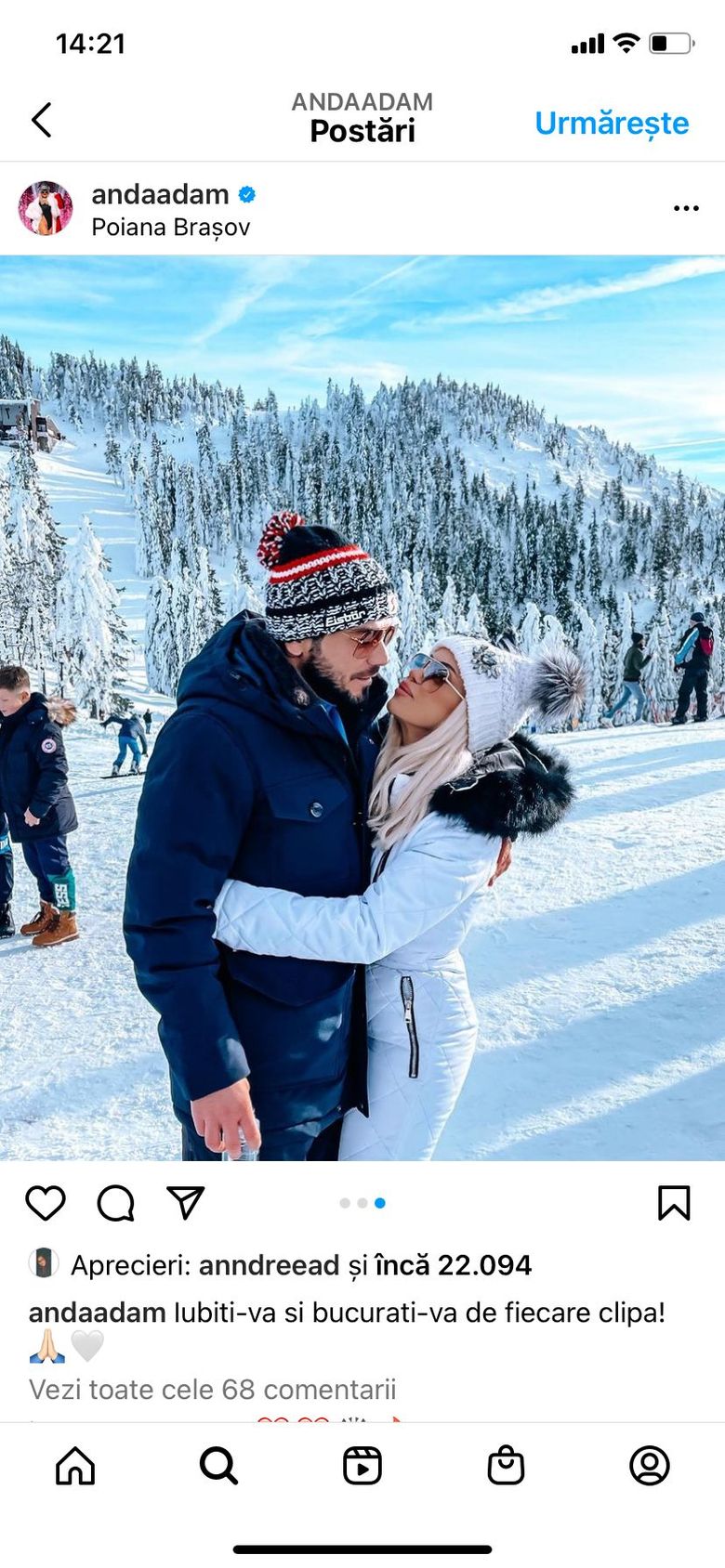Anda Adam și familia, înzăpeziți în vârful muntelui! 
