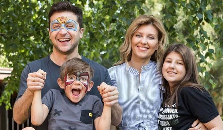 Volodimir Zelenski are doi copii Familia lui Volodimir Zelenski