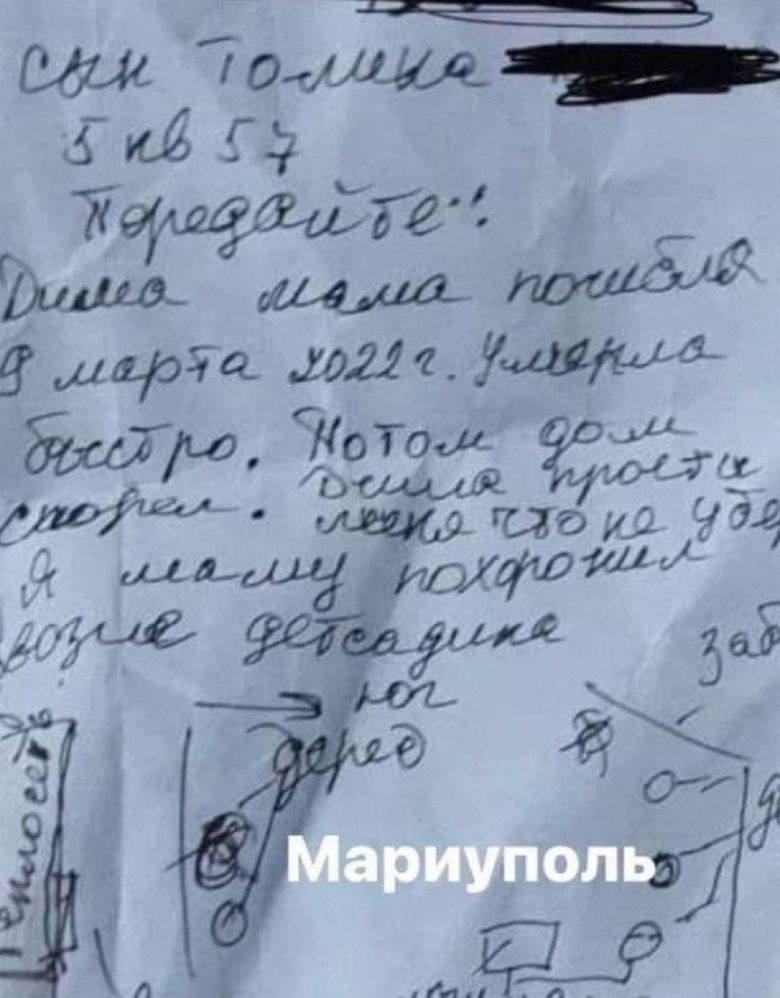 Mesajul primit de ucrainean