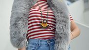 tinute cu pulovere oversized in dungi
