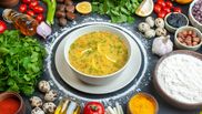 ciorba de pui a la grec cu usturoi