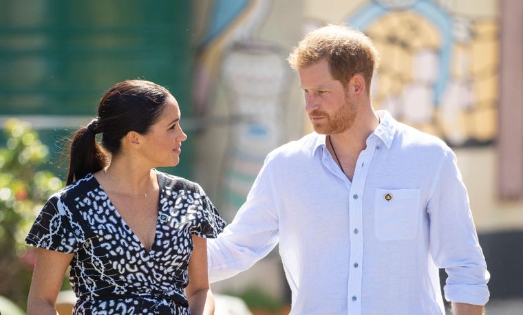 Printul Harry și soția lui, Meghan 