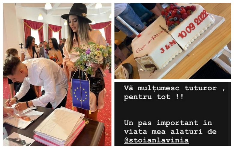 Mona și Cristian Jitaru s-au căsătorit civil. Ce s-a întâmplat la eveniment