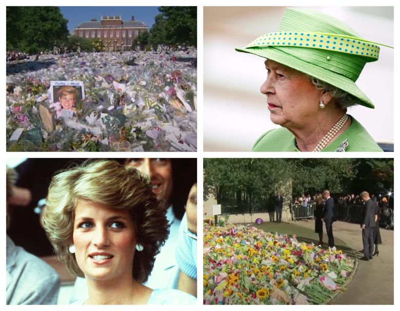 De ce sunt mai puține flori la moartea Reginei Elisabeta a II-a, față de moartea Prințesei Diana