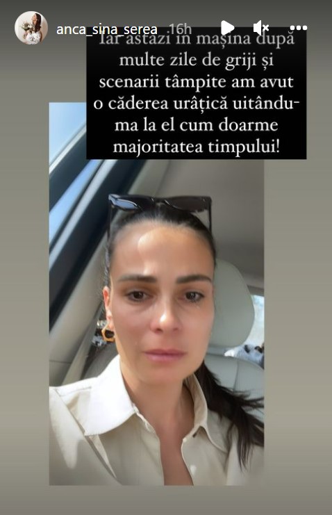 Anca Serea, cu ochii &icirc;n lacrimi