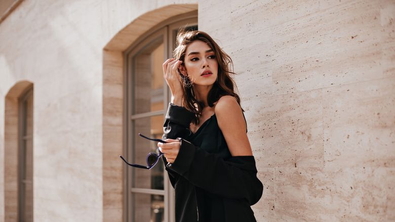 machiaj pentru rochie neagra