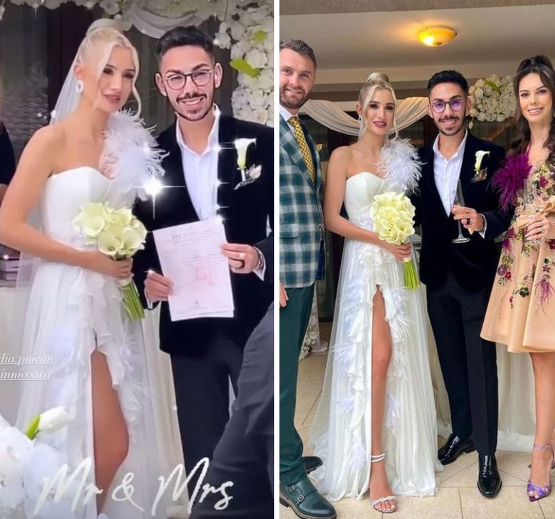 Armin Nicoară și Claudia Puican și-au unit destinele pentru totdeauna. Evenimentul mult așteptat a fost întrerupt de Poliție