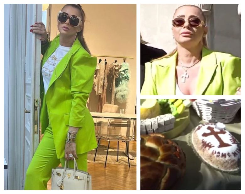 Ce sumă de bani a cheltuit Anamaria Prodan pe costumul verde neon, purtat la parastasul mamei sale