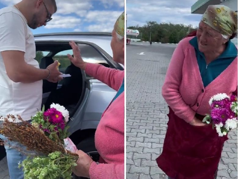 Gestul emoționant făcut de Culiță Sterp. Cum a reacționat artistul, după ce o bătrână a încercat să îi vândă un buchet de flori cu 10 lei Gestul emoționant făcut de Culiță Sterp. Cum a reacționat artistul, după ce o bătrână a încercat să îi vândă un buchet de flori cu 10 lei