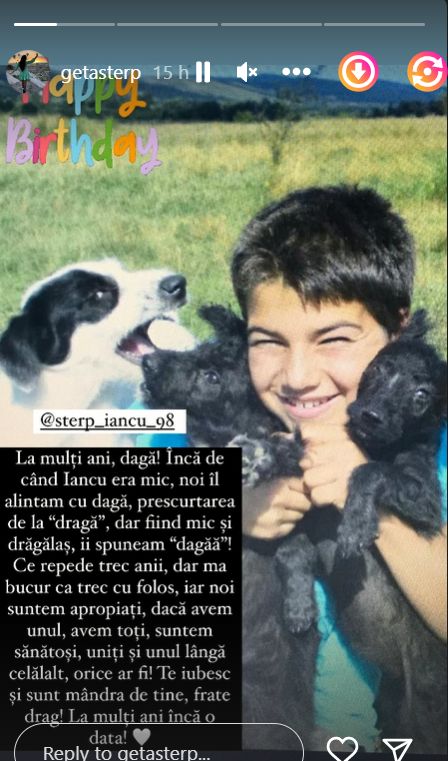 Ce surpriză i-a pregătit Denisa Coțolan lui Iancu Sterp de ziua lui de naștere
