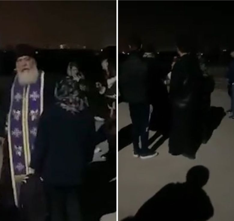 Părintele Calistrat Chifan, filmat când agresa fizic o femeie în curtea bisericii! Primele reacții