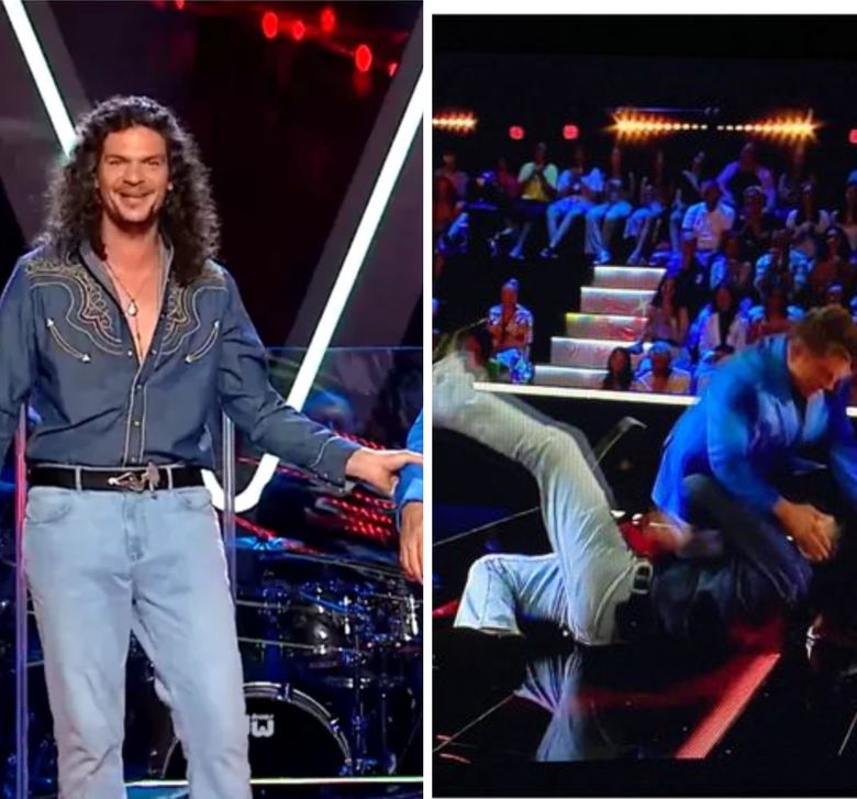 Pavel Bartoș l-a lovit pe Tudor Chirilă în cap, iar artistul a căzut de pe scenă. Prezentatorul i-a sărit în ajutor. Ce s-a întâmplat între cei doi