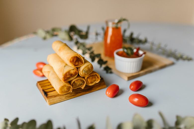 rulouri de primavara cu legume