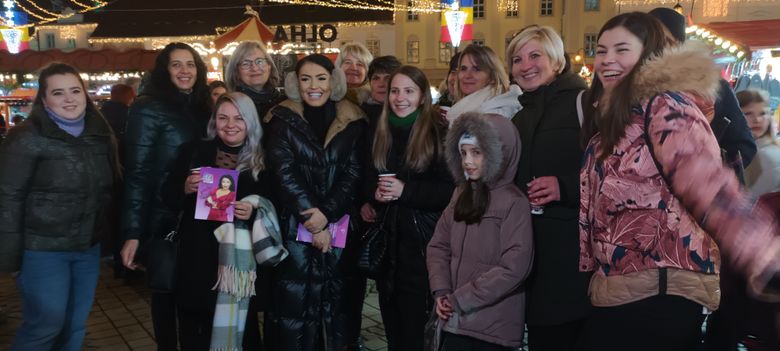 Sibienii au primit-o cu bratele deschise pe Andreea Mantea, amfitrioana reality show-ului 