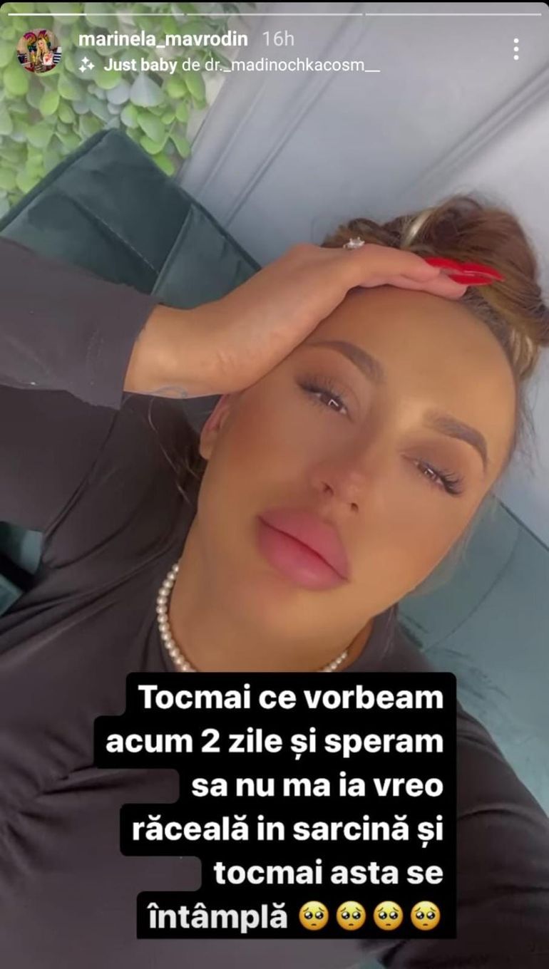 Marinela Mavrodin, problemele de sănătate &icirc;n timpul sarcinii