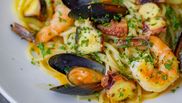 cea mai simpla reteta de paste cu fructe de mare