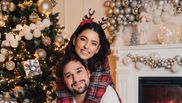 Ce imagini au postat Vlad Gherman și Oana Moșneagu de Crăciun