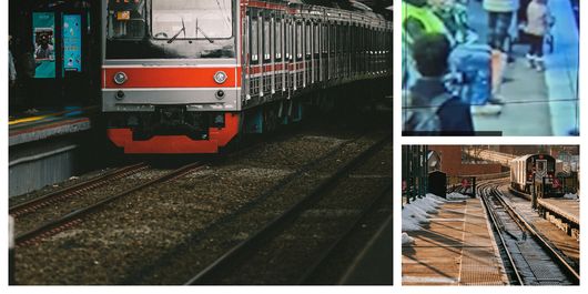 VIDEO O femeie din America a împins o fetiță de 3 ani pe șinele de tren. Imagini cu impact emoţional