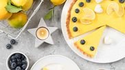 cea mai simpla reteta de tarta cu lamaie si afine