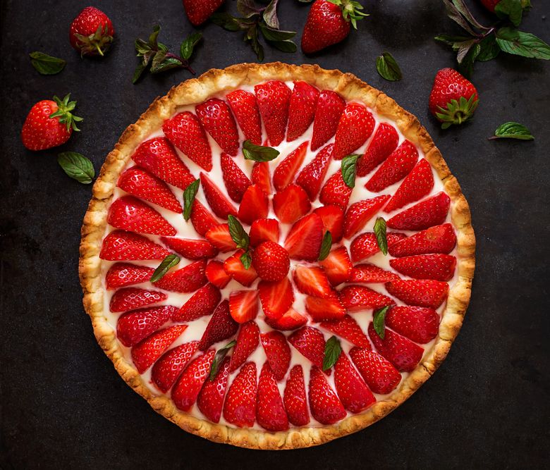 cea mai simpla reteta de tarta cu capsune
