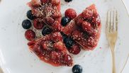 cea mai simpla reteta de cheesecake cu fructe de padure