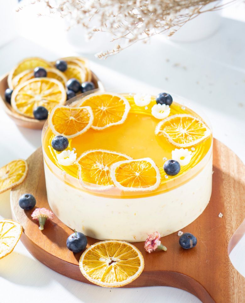 cea mai simpla reteta de cheesecake cu portocale