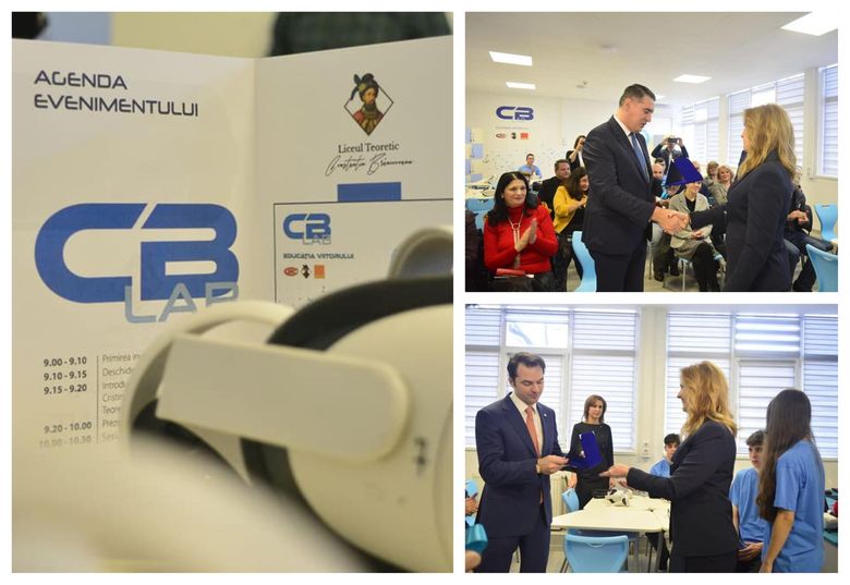 Premieră în România! Un liceu din Capitală a făcut inaugurarea primului laborator de realitate virtuală din țară