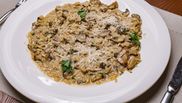 risotto cu ciuperci parmezan si patrunjel