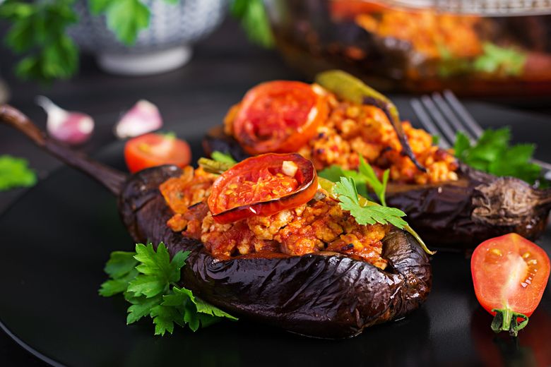 vinete cu carne de vita si legume la cuptor
