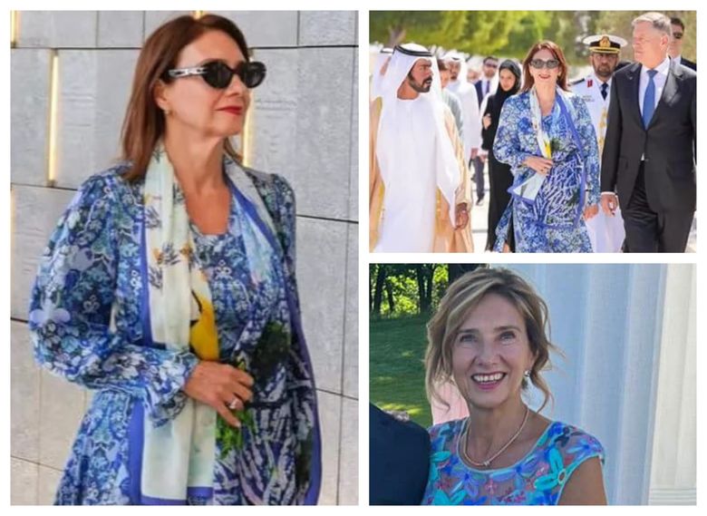 Câți bani a scos din buzunar Carmen Iohannis, pentru eșarfa purtată în vizita oficială din Emiratele Arabe Unite