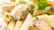 paste carbonara cu somon