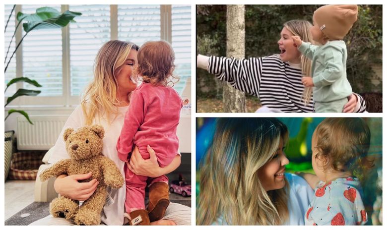 Gina Pistol și Smiley, prima fotografie cu chipul micuței Josephine. Cei doi au primit sute complimente de la internauți
