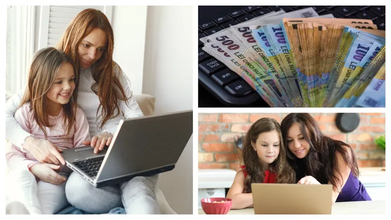 Veste bună pentru mamele din România! Statul oferă 250 de euro pentru achiziția calculatoarelor elevilor