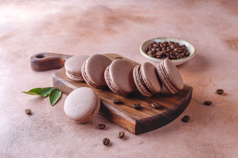 reteta macarons cu cafea