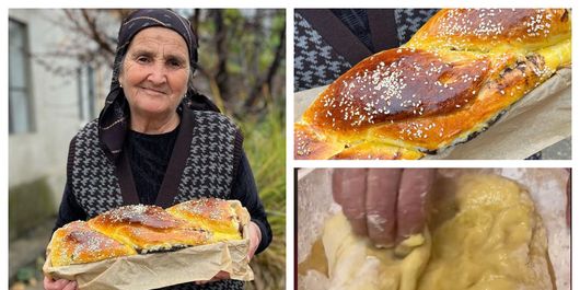 Bunica Gherghina de pe TikTok și-a dezvăluit secretul pentru cel mai gustos cozonac. Cum să gătești cel mai aromat și pufos cozonac cu nucă, rahat și stafide!