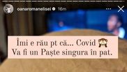 Oana Roman își va petrece Paștele singură