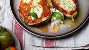 vinete la cuptor cu mozzarella si parmezan