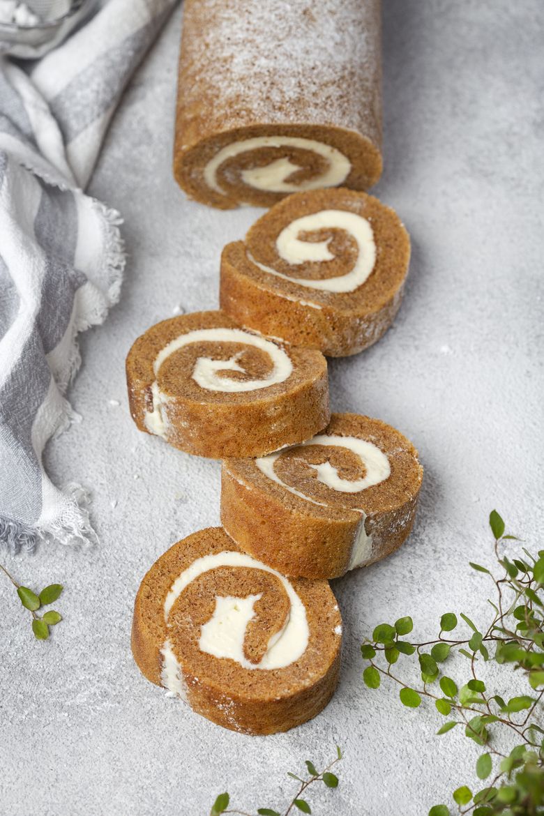 rulada de dovleac cu crema de branza