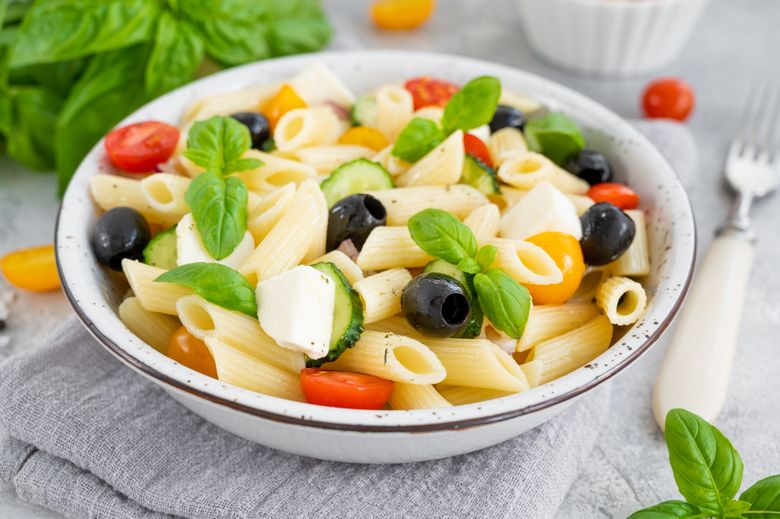 Salată cu paste salata de paste de post