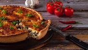 quiche cu pui si ciuperci