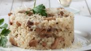 risotto cu ciuperci si pui