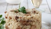 risotto cu ciuperci si pui