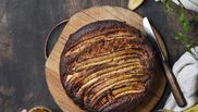 banana bread cu glazura