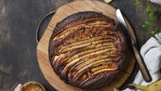 banana bread cu glazura